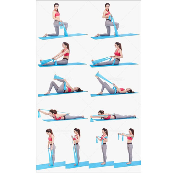 Dây thun tập yoga LK221 (Nhiều màu) chất liệu chắc chắn Sportslink