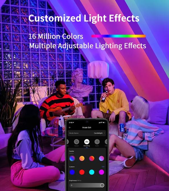 [NEW 2022 PRO VERSION] ĐÈN LED DÂY THÔNG MINH XIAOMI YEELIGHT LIGHTSTRIP PRO –  Hỗ trợ Apple Homekit – Hàng Nhập Khẩu Chính Hãng