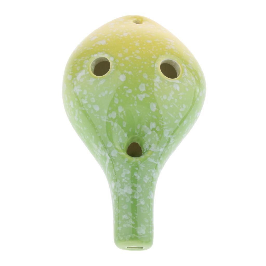 Ceramic Alto Ocarina 6 Key for Children Beginners Gift