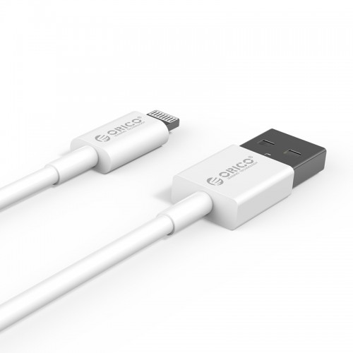 Cáp sạc và truyền dữ liệu ORICO AL01-10-WH cổng USB A ra Light ( 1 mét ) - Hàng Chính Hãng