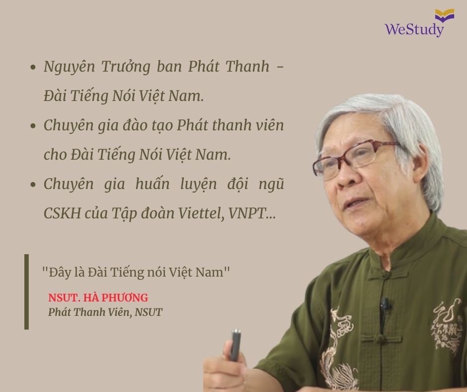 Voucher Khóa học luyện giọng nói biểu cảm cùng NSUT Hà Phương tại WeStudy - Chinh phục sức mạnh diễn đạt