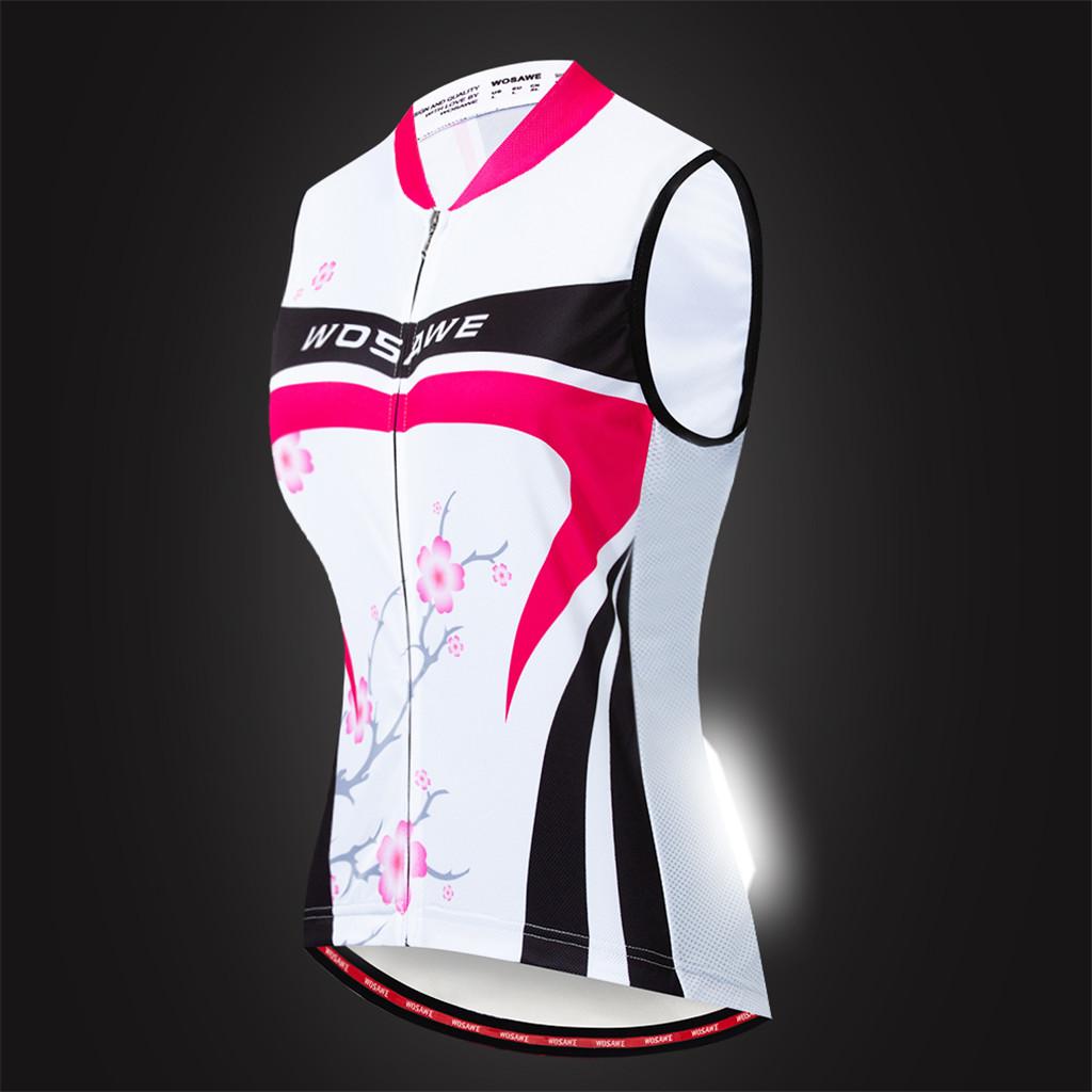 Women's Hi-Viz Safety Running Cycling Vest - Windproof and Reflective - 4 Sizes