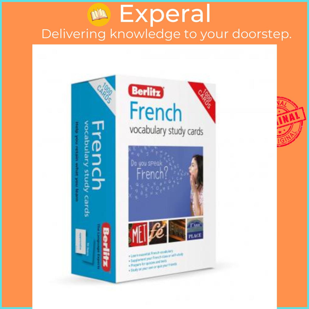 Sách - Berlitz French Study Cards by Berlitz