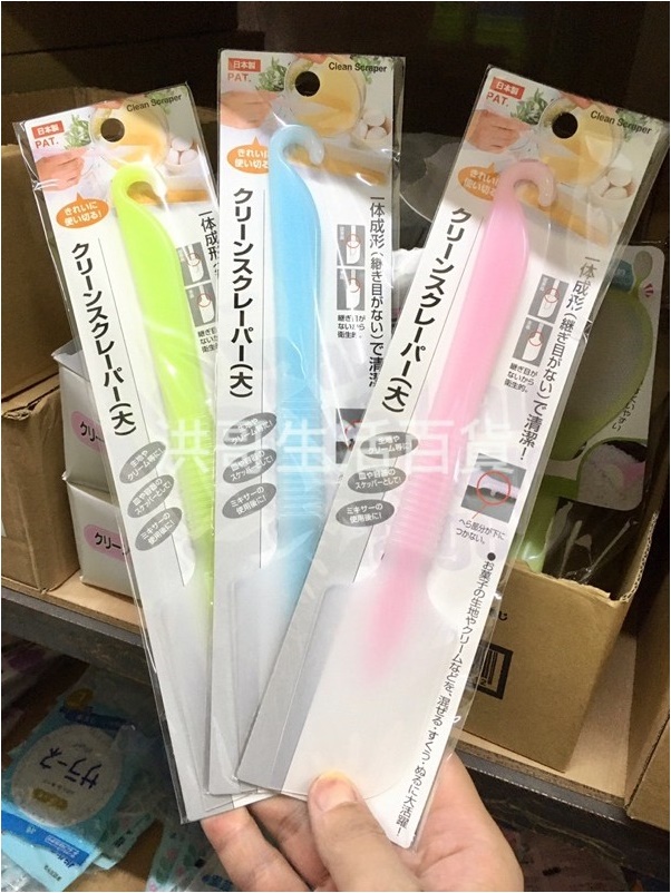 Thìa silicon trộn bột làm bánh Echo 29cm (Giao màu ngẫu nhiên) - Hàng nội địa Nhật Bản nhập khẩu chính hãng