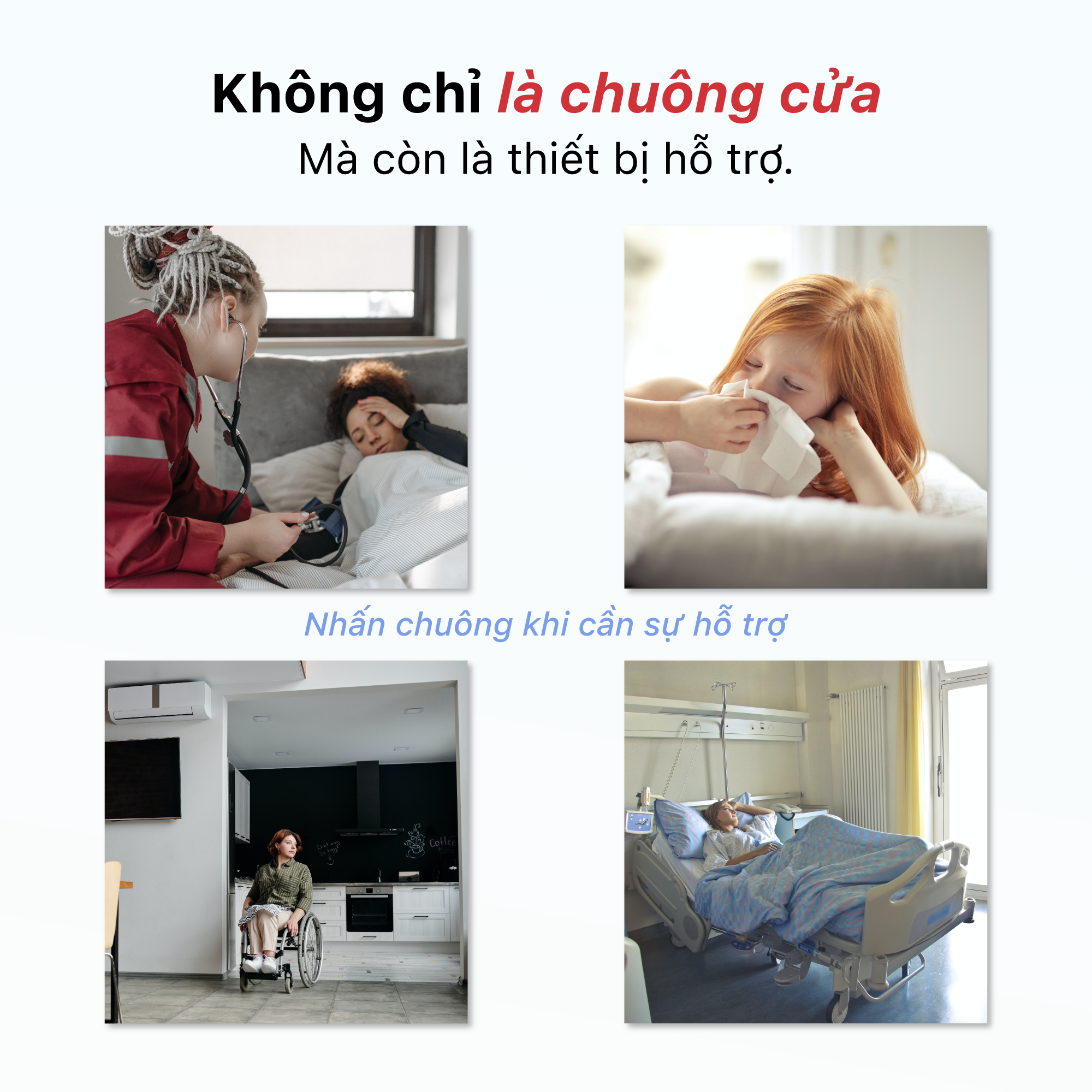 Hình ảnh Chuông cửa không dây chuông báo khách không dây PINGRON PR-DB01 - Âm thanh 85Db, điều chỉnh 4 mức âm lượng, khoảng cách 300M