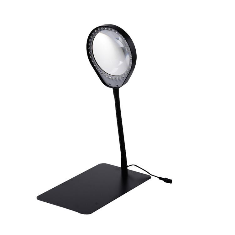 Kính lúp để bàn ️️ Kính lúp 10X cao cấp có đèn 36 LED MG-H36