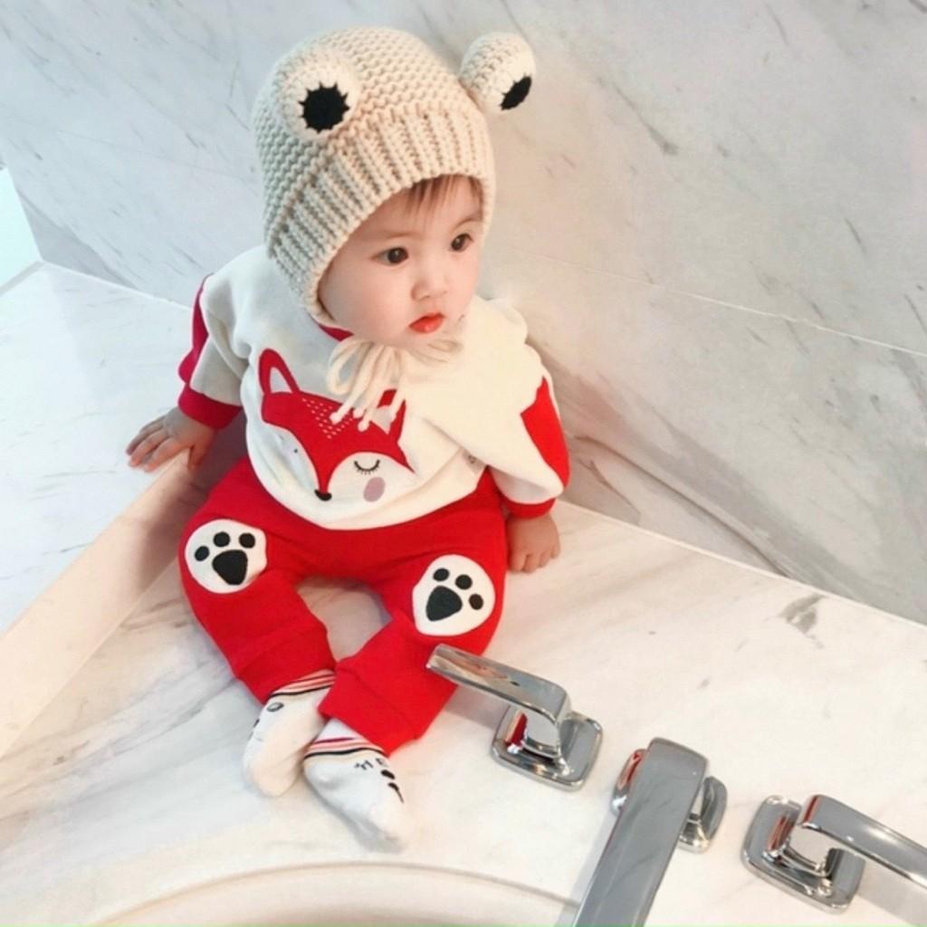 Bộ Cotton Dài Tay Cho Bé Bộ Thu Đông Dài Tay Minky Mom Cho Bé Trai Bé Gái Với Các Hình Thú Siêu Kute