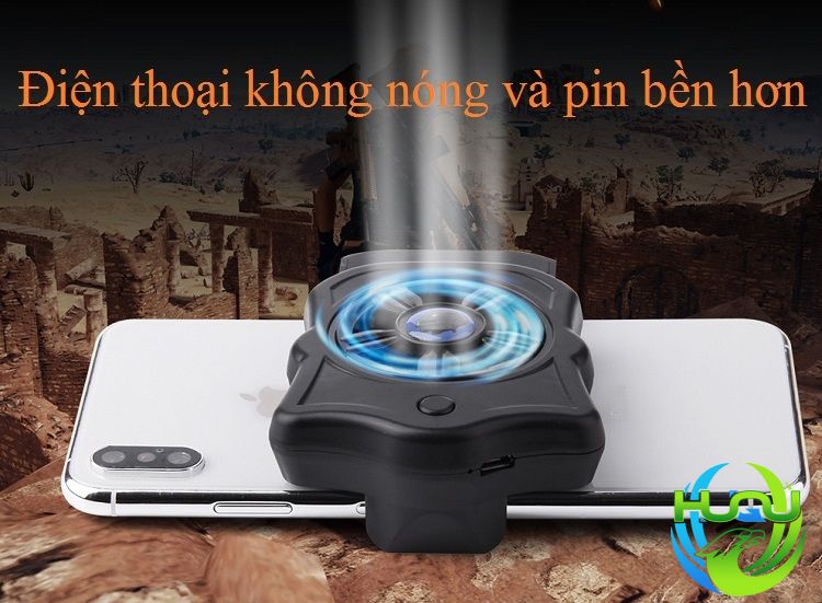 Quạt tản nhiệt điện thoại Huqu HQ-P9- Bảo vệ điện thoại không nóng