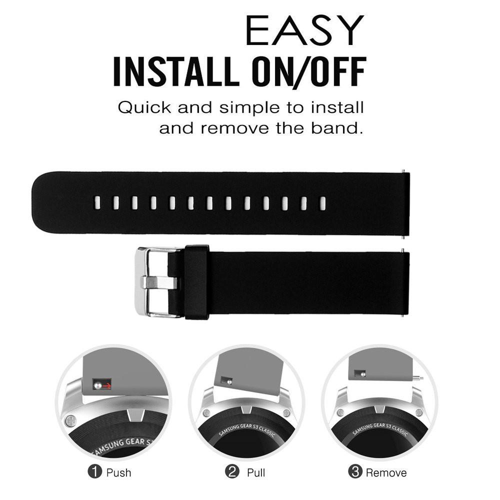 Dây đeo silicon mềm cho đồng hồ thông minh Huami Amazfit Bip Lite Bip S U