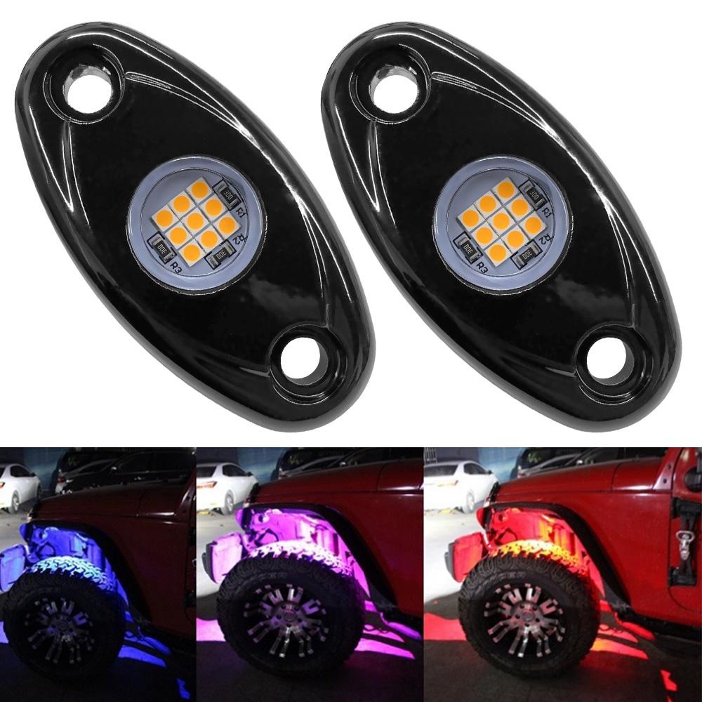 1 cặp đèn LED neon 5 màu chống nước cho xe Jeep Atv Suv Offroad