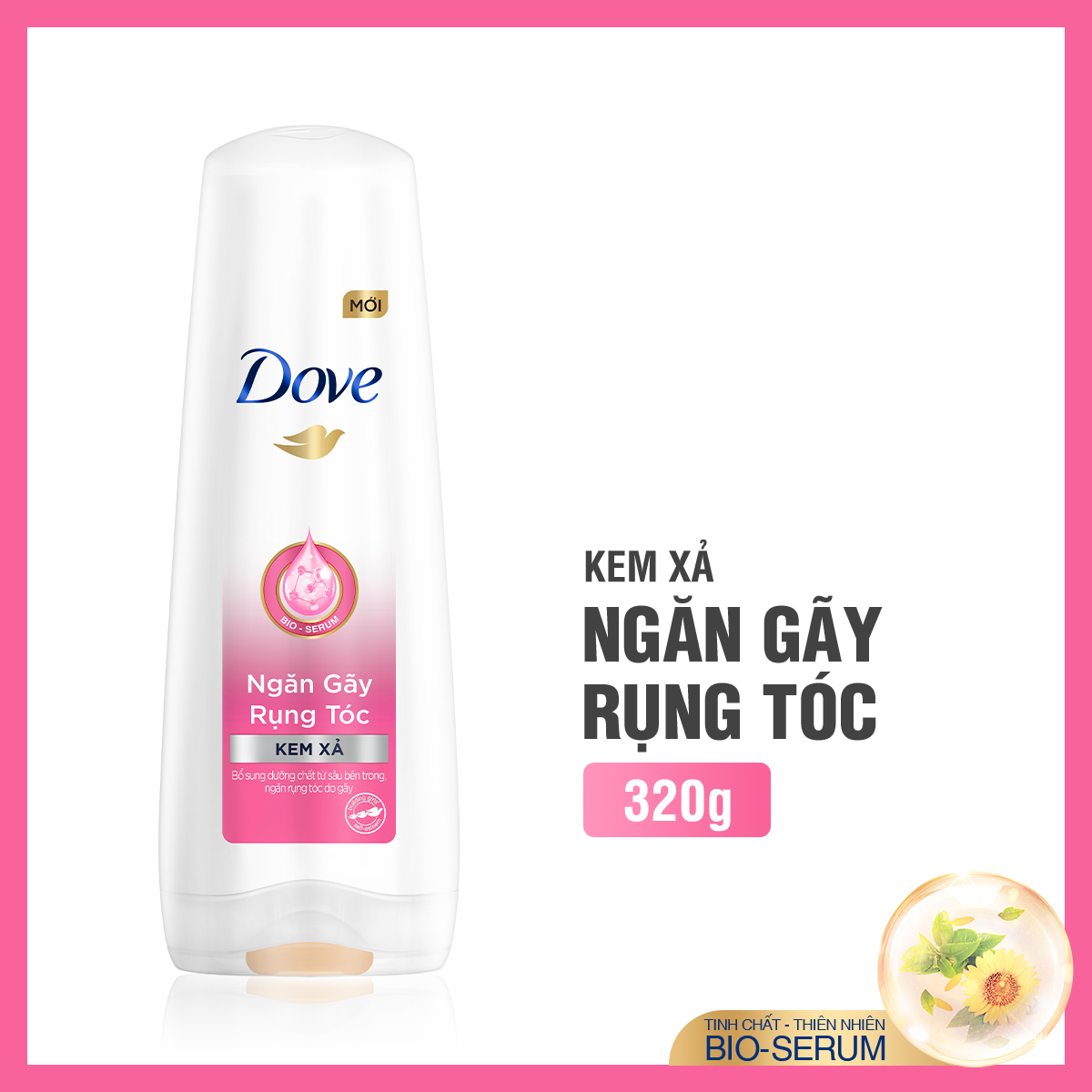 Kem Xả Dove Ngăn Gãy Rụng Tóc 320gr