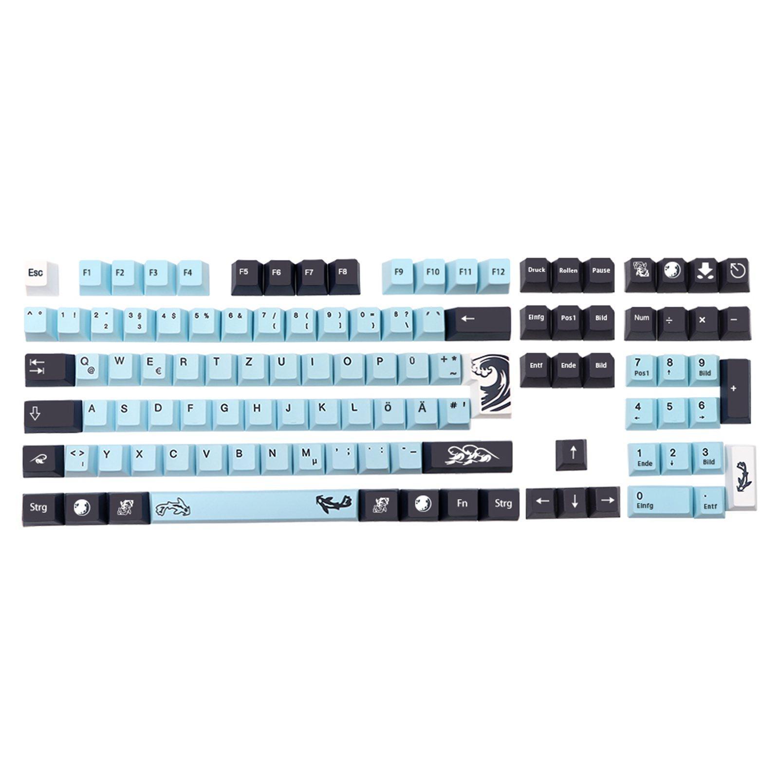 134 Key Mechanical Keyboard PBT Dustproof for