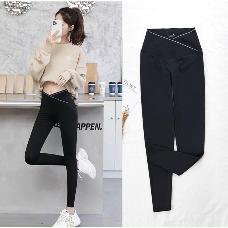 QUẦN LEGGING CẠP CHÉO TÔN EO