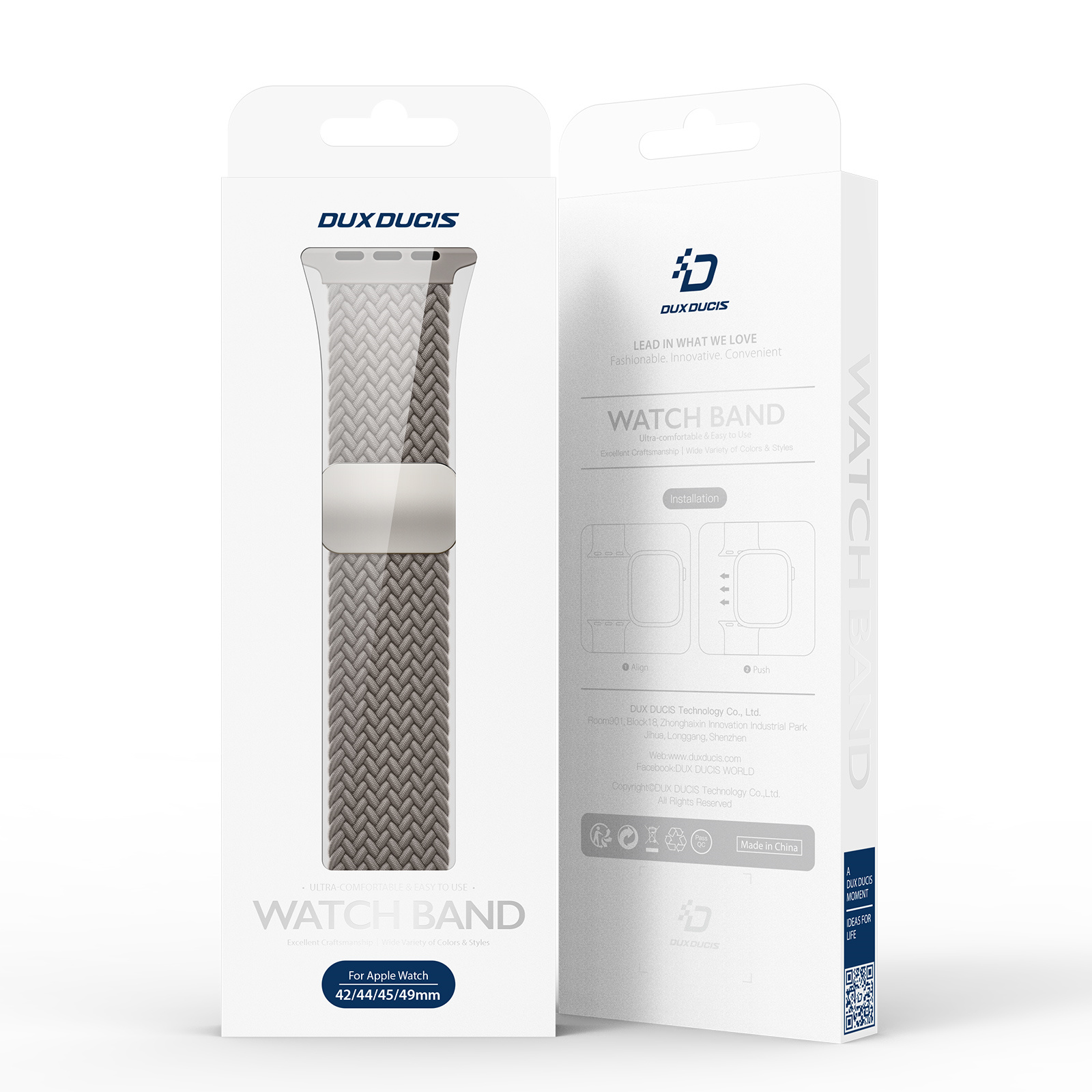 Dây đeo Vải Dệt Dux Ducis Mixture Pro Series Dành Cho Apple Watch Ultra/ Apple Watch All Series_ Hàng chính hãng