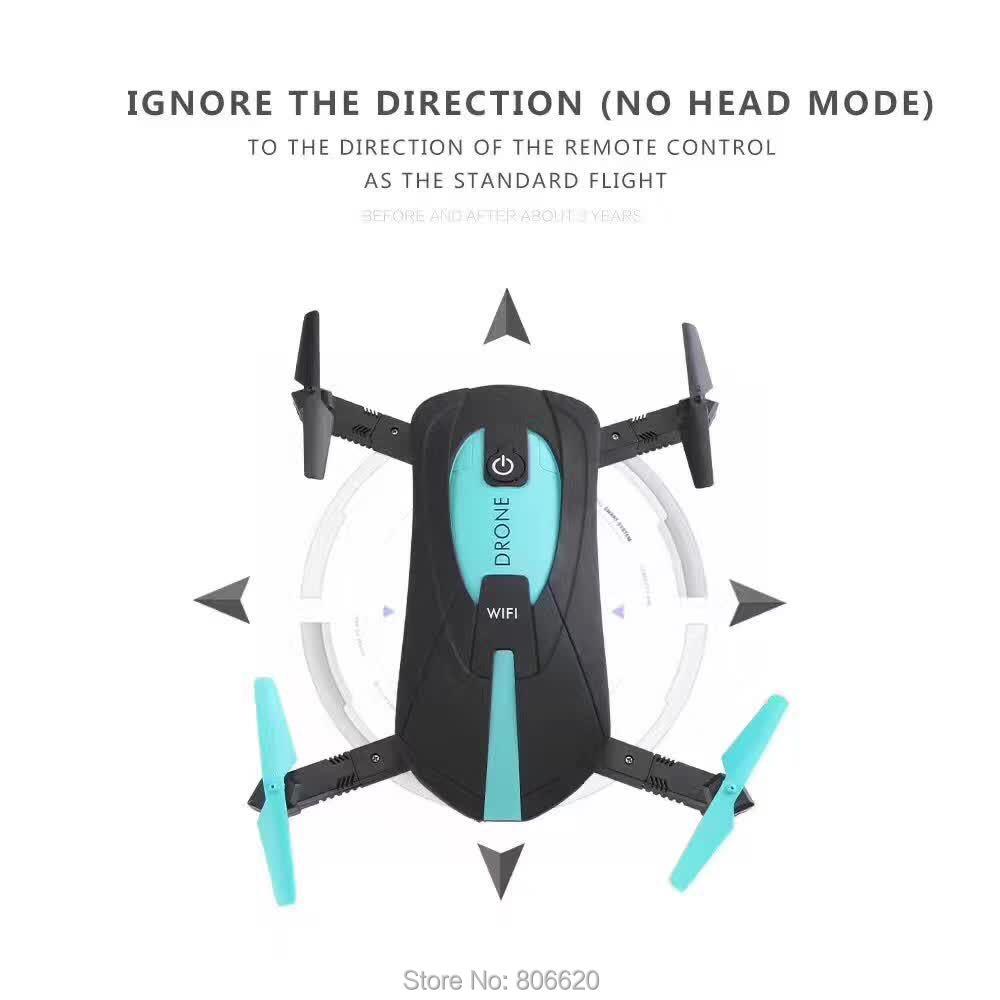 Super Mini HD WiFi Photography Aerial Chụp ảnh có thể gập lại máy bay không người lái đồ chơi không có chế độ đầu