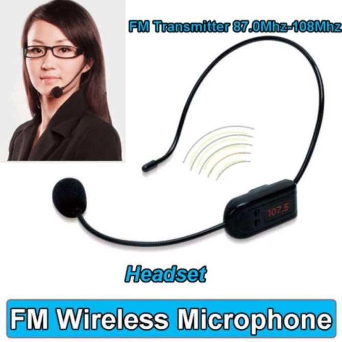 Microphone không dây gài tai FM - Dùng cho máy trợ giảng, Hướng dẫn viên, Nhân viên bán hàng- GIÁ SỐC