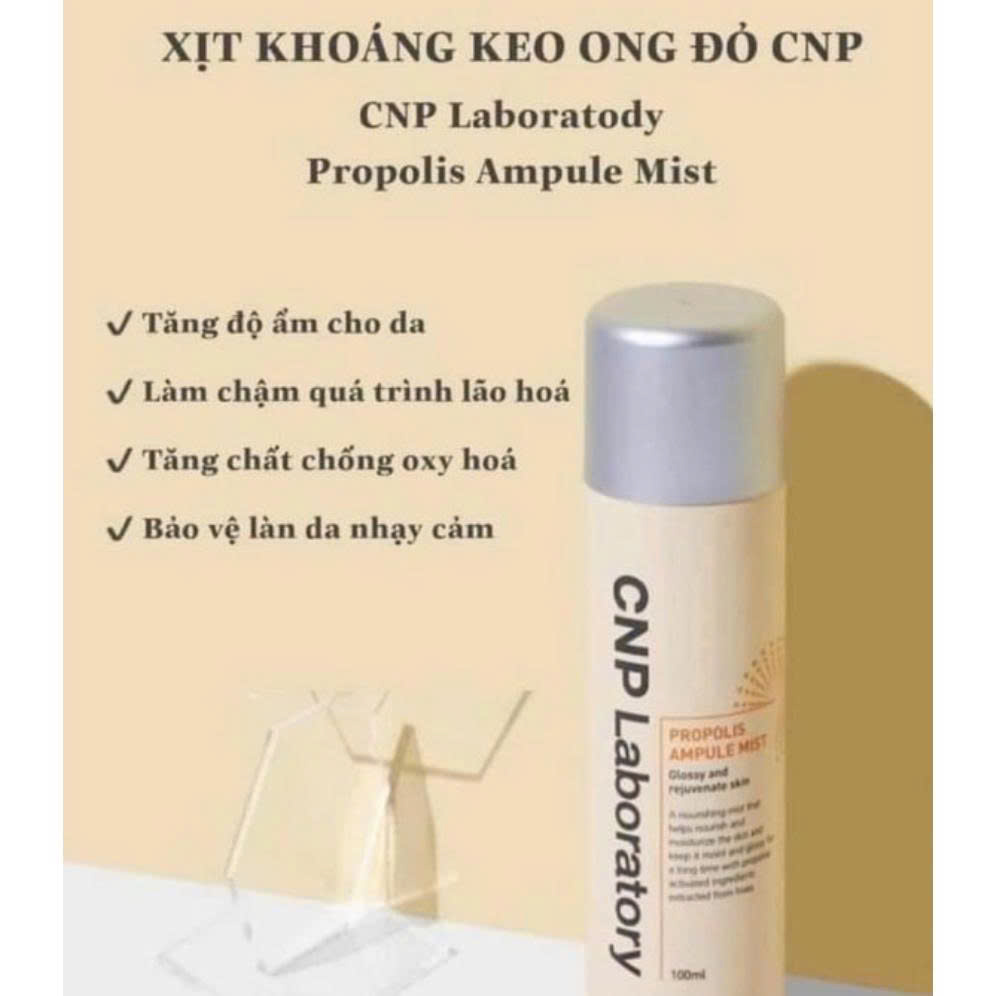 Xịt Khoáng Tinh Chất Keo Ong Tái Tạo Da CNP Laboratory Propolis Energy Ampule Mist 50ml