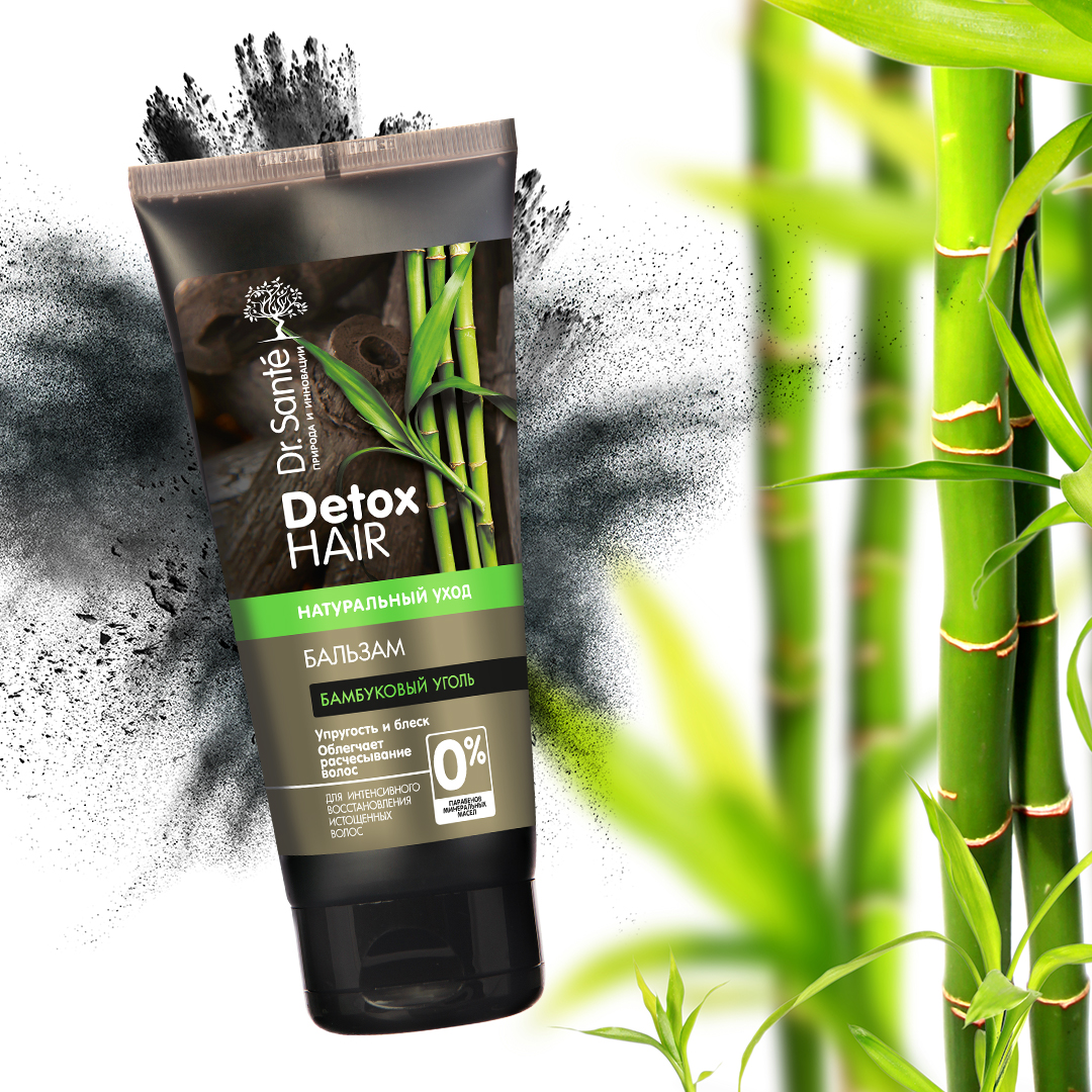 Dầu xả Dr.Sante Detox Hair than tre hoạt tính 200ml