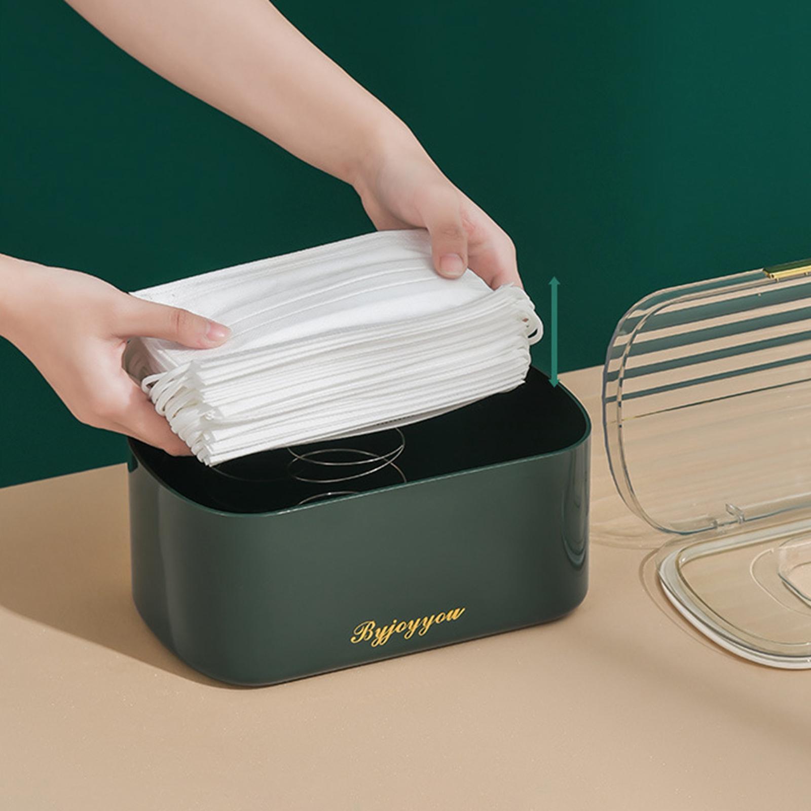 Storage Box Storage Case with Lid for Home Office Desk