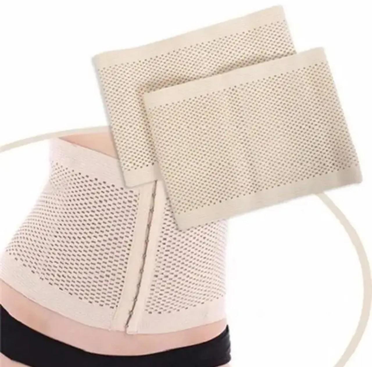 Đai nịt bụng sau sinh 3 nấc móc cài định hình eo thon, gọn Cotton Thun - Đen