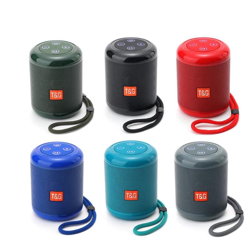 TG519 Tai Nghe Bluetooth Loa Di Động Không Dây Chống Nước Loa Ngoài Trời Âm Thanh Nổi Vòm Hỗ Trợ Người Chơi NẾU/USB Đài FM Color: Red