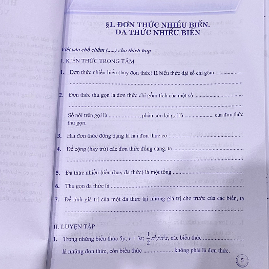 Sách - Combo vở bài tập toán 8 - tập 1 + 2 ( cánh diều )