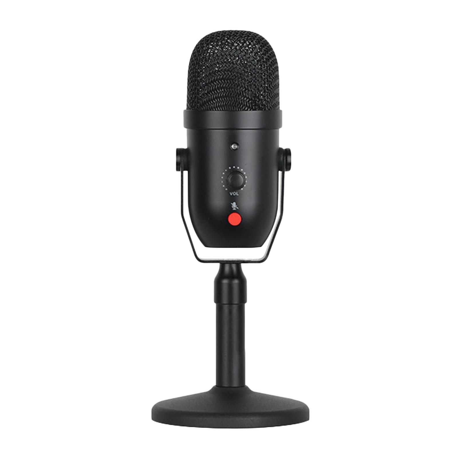 USB Microphone for Computers, Condenser PC Microphone for & Windows, Professional Plug & Play Studio Microphone for Games, Podcasts, Streaming