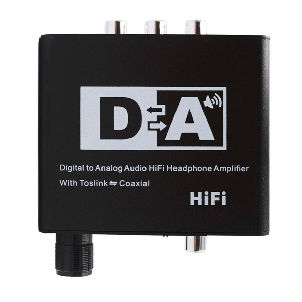 Bộ Chuyển Đổi Âm Thanh Kỹ Thuật Số HiFi Với Cáp Quang Chuyển Đổi Đồng Trục Sang RCA Có Công Tắc Hai Hướng Đồng Trục Với RCA