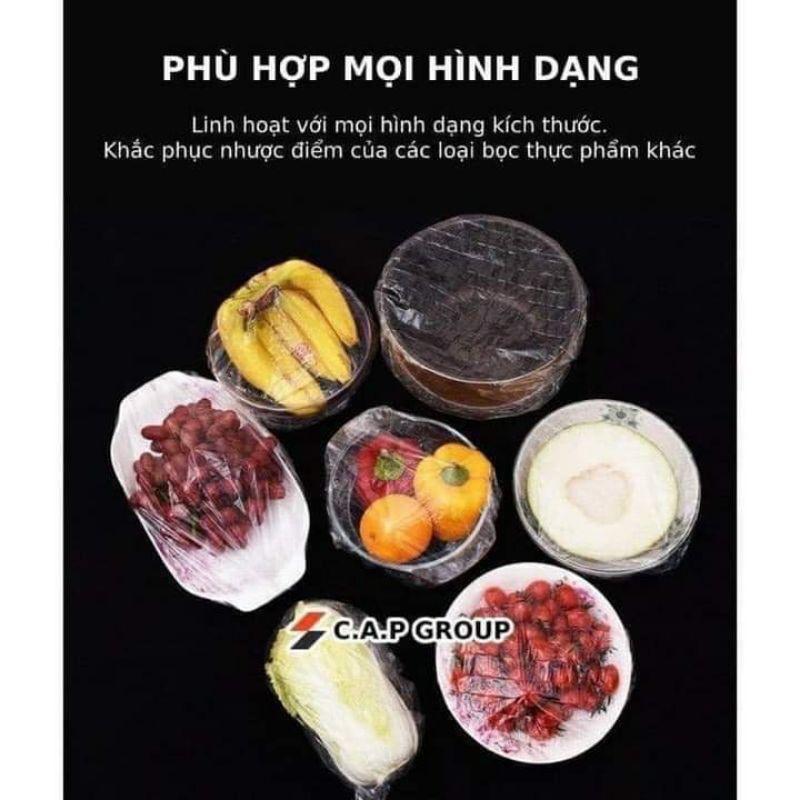 Túi bọc thực phẩm bo chun/ Set 100 cái