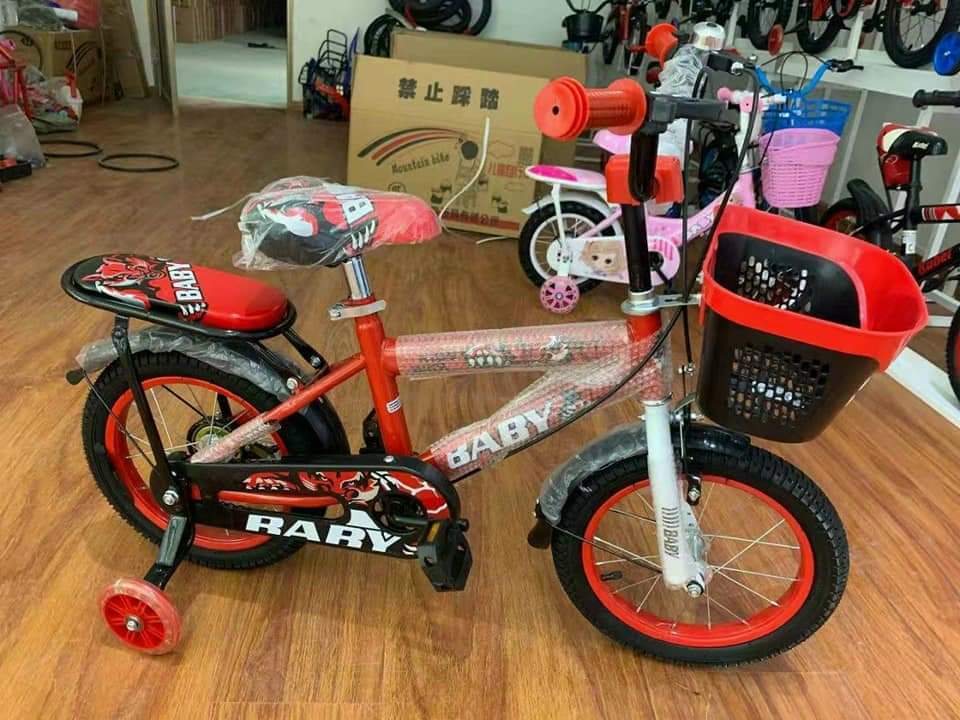 XE ĐẠP TRẺ EM CÓ BÁNH PHỤ TẬP ĐI DÀNH CHO BÉ 3-8 TUỔI