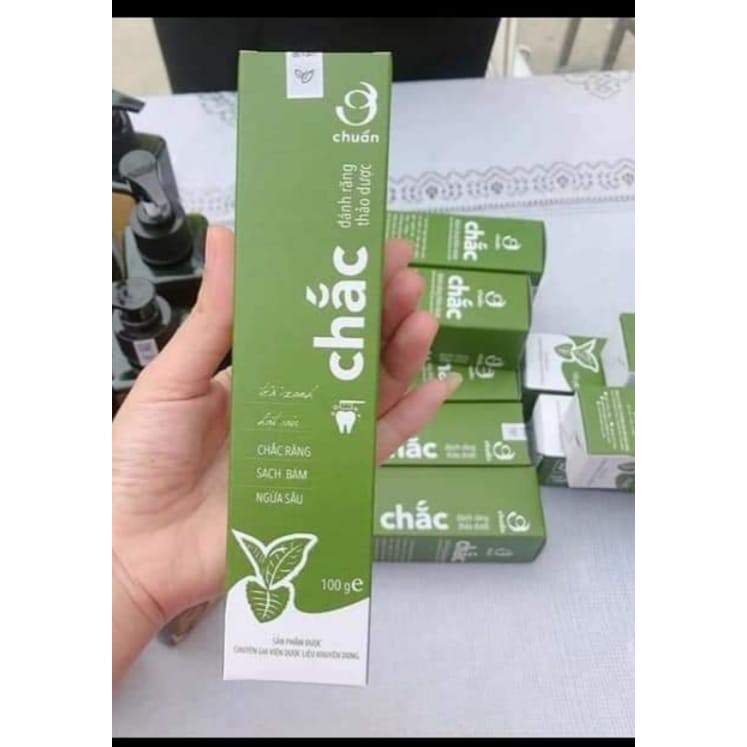 Kem đánh răng thảo dược Ơ Chuẩn chắc An Thái Hưng 100g - Trắng Răng Sạch Miệng Hết Mảng Bám Ngừa Sâu Răng khử mùi hôi