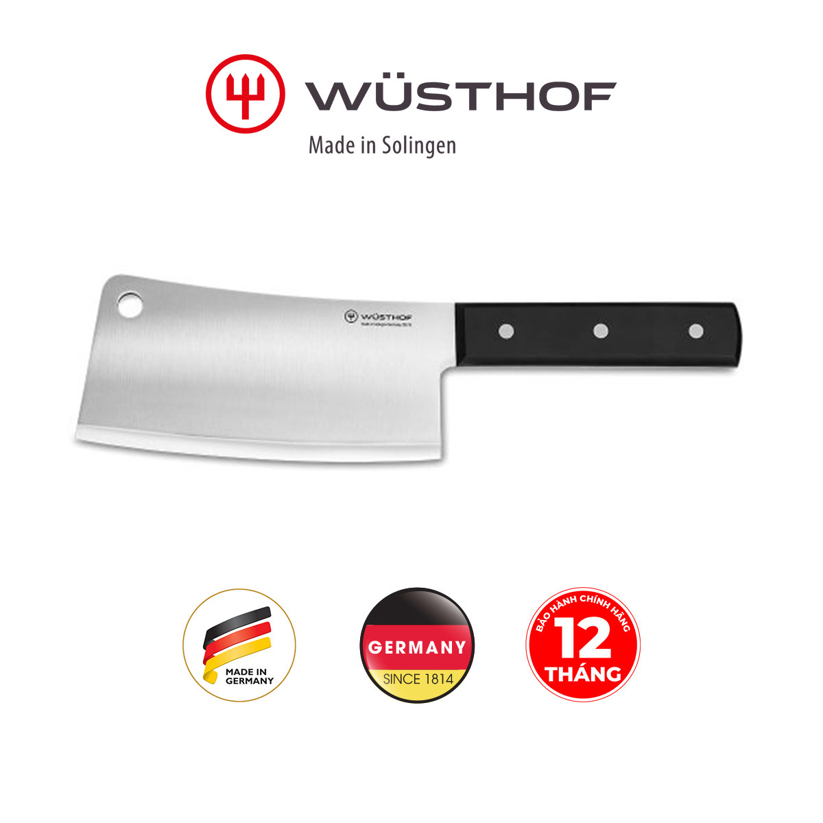 Dao chặt xương Wusthof Cleaver 16cm- Hàng chính hãng 100%