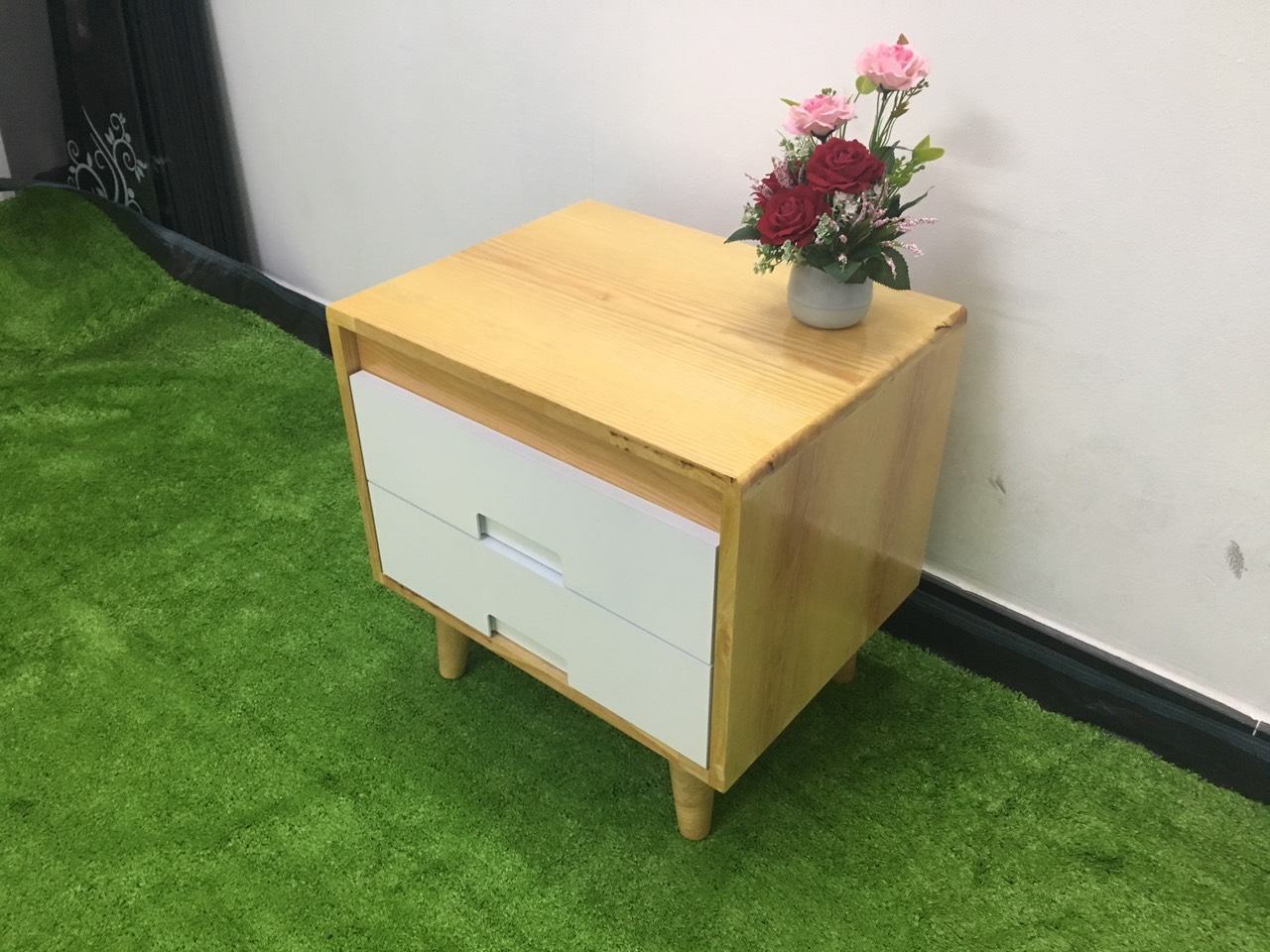 Kệ tủ đầu giường có hộc kéo Pn1-KT50x40x50