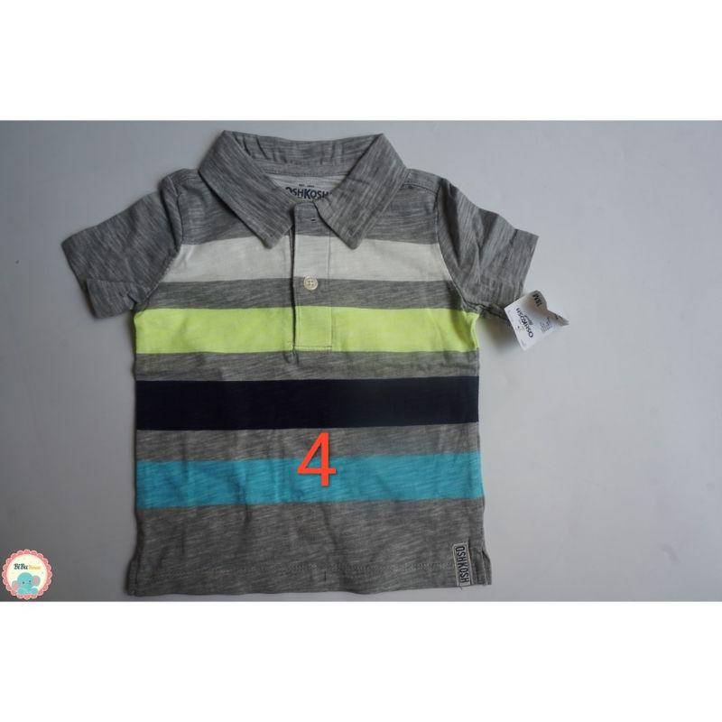 Áo thun có cổ Polo xuất dư bé trai