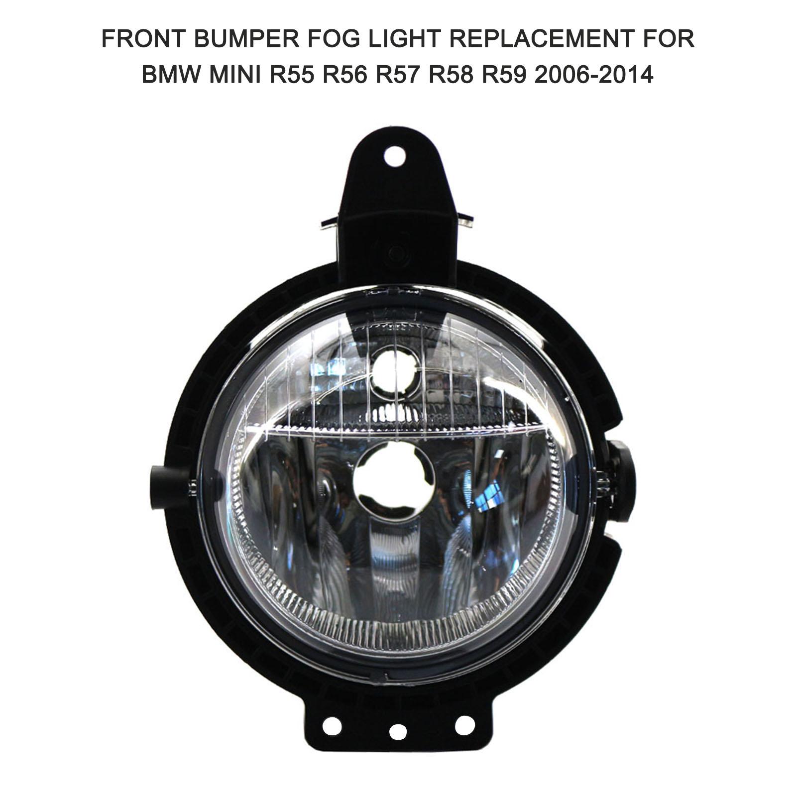 Front Bumper Fog Light Front Bumper Driving Fog Lamp Replacement for BMW Mini R55 R56 R57 R58 R59 2006-2014