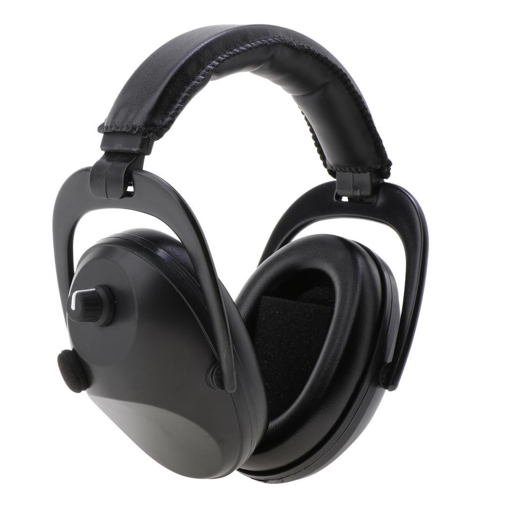 Electronic Shooting Earmuff, Professional Sound Amplification Noise Protection Ear Muffs, NRR 22 dB Great for Men Women Shooting and Hunting