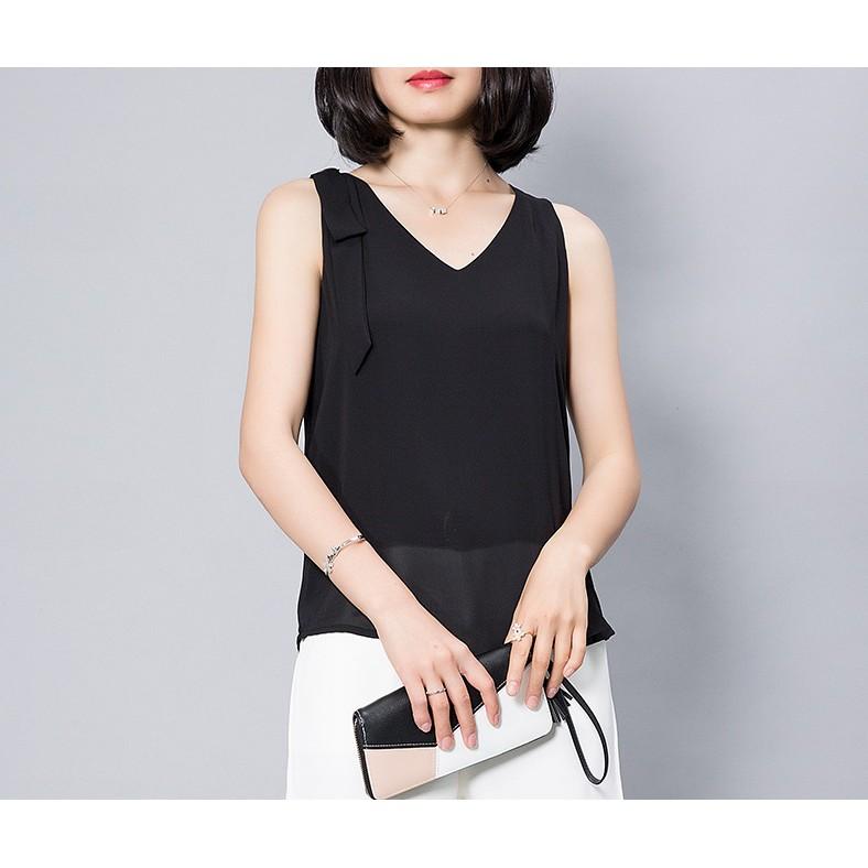 TK83-ÁO KIỂU TAY SÁT NÁCH CAO CẤP S-6XL