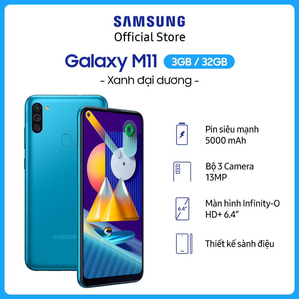 Điện Thoại Samsung Galaxy M11 (3GB/32GB) - Hàng Chính Hãng