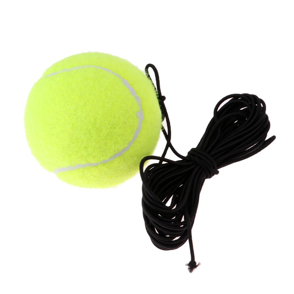 Tennis Ball W/ String Replacement Tennis Practice Trainer Balls 4pcs