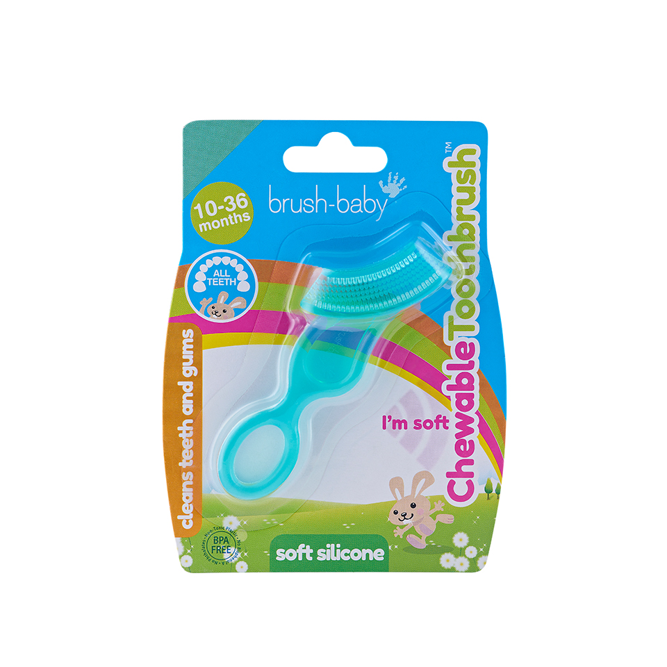 Bàn chải mát xa nướu cho bé Brush-Baby (10 - 36 tháng)