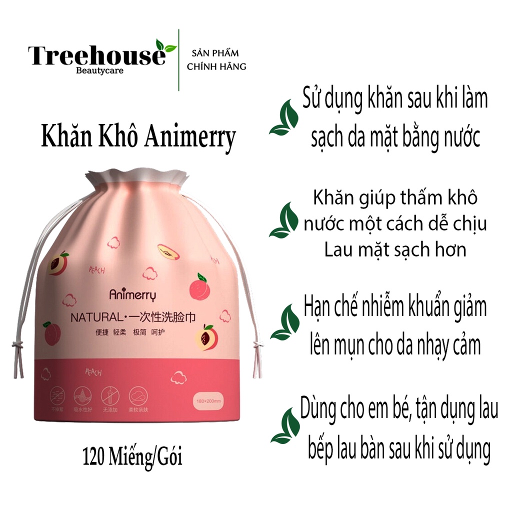 [FRESHIP 50K] Khăn lau mặt dùng 1 lần lau khô lau ướt-khăn giấy cotton dùng 1 lần- Khăn đa năng -khăn tẩy trang