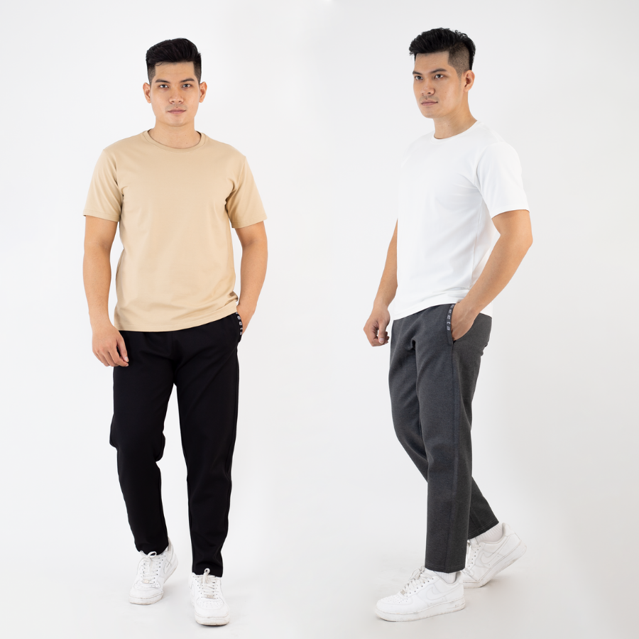 Quần Dài Thể Thao nam REETA Basic Daily Thun Cotton Co Dãn Dày Dặn Phom Quần Trẻ Trung Năng Động - A2175