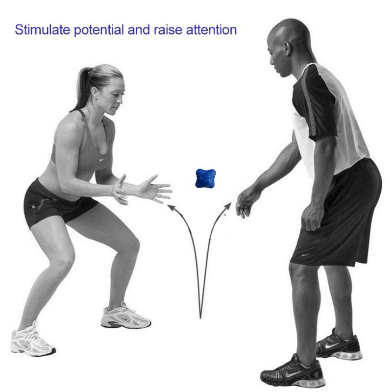 1pc Silicone Reaction Ball Otudoor Indoor Sports Training Ball Reflex Exercise Fitness Ball Agility Coordination Interactive Toy