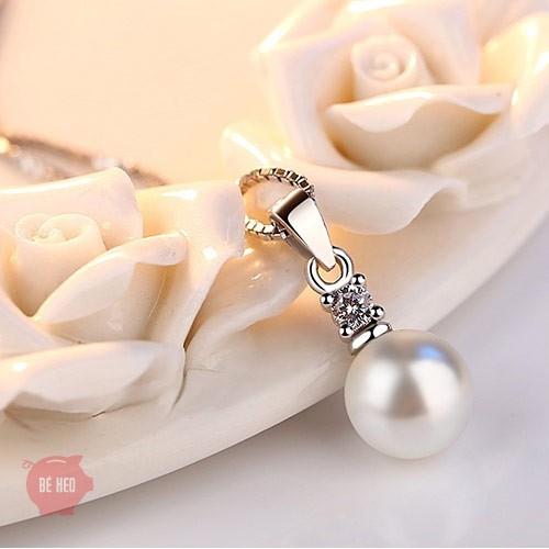 Dây chuyền ngọc trai đá nhân tạo BHDC108