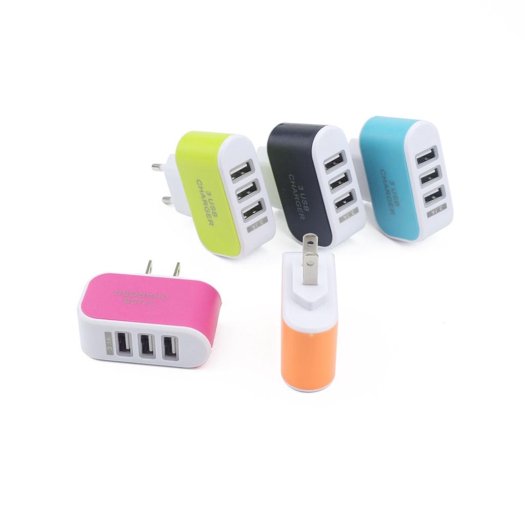ĐẦU SẠC ĐA NĂNG 3 CỔNG USB TIỆN LỢI