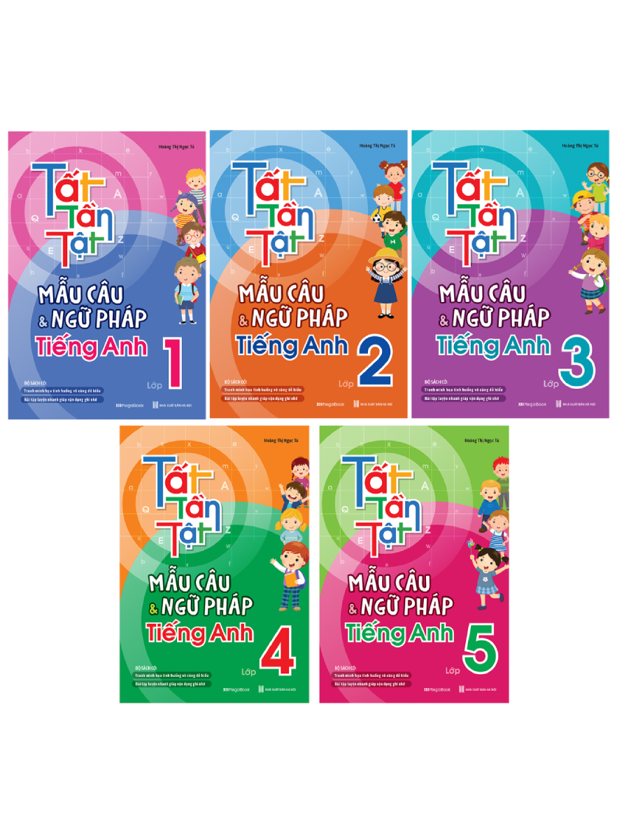COMBO TẤT TẦN TẬT MẪU CÂU VÀ NGỮ PHÁP TIẾNG ANH _MEGABOOk