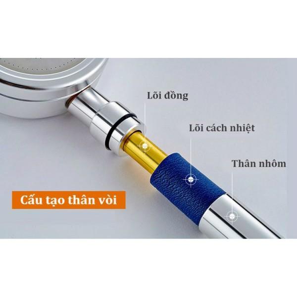 Combo Vòi Sen, Bát Sen Tăng Áp LUVA VS4 + Dây Sen inox 304, Dài 1.5m, Chính Hãng, BH 12 tháng, Có Phiếu Bảo Hành