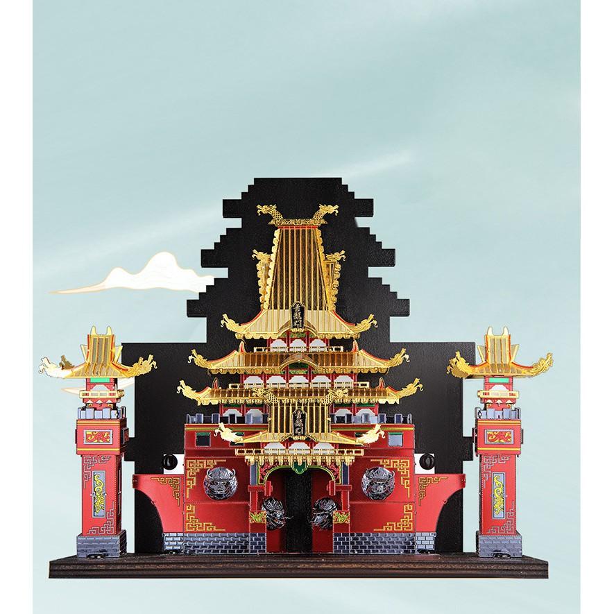 Mô hình lắp ghép kim loại 3d long môn