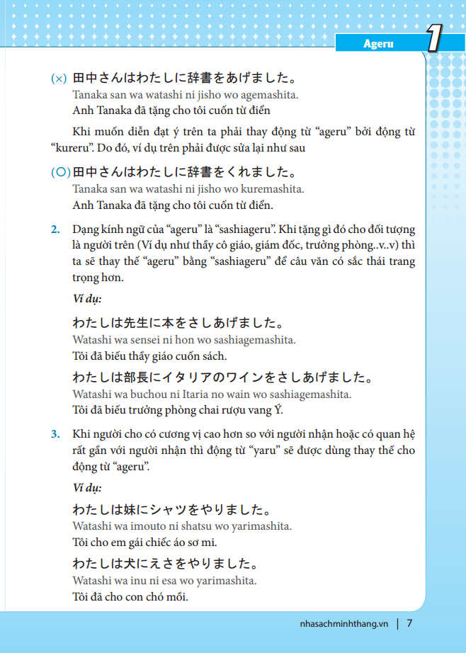 Từ Điển Ngữ Pháp Tiếng Nhật (Tái Bản 2022) - ảnh 6