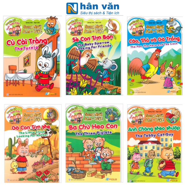 Sách - Học Tiếng Anh Song Ngữ Qua Truyện Cổ Tích - Nhiều Chủ Đề